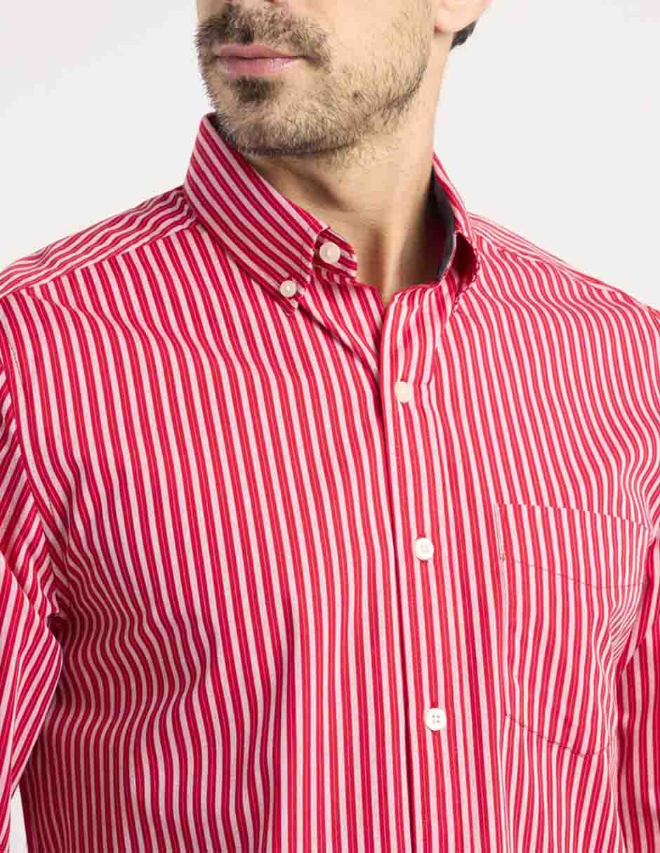 Camisa casual manga larga para hombre