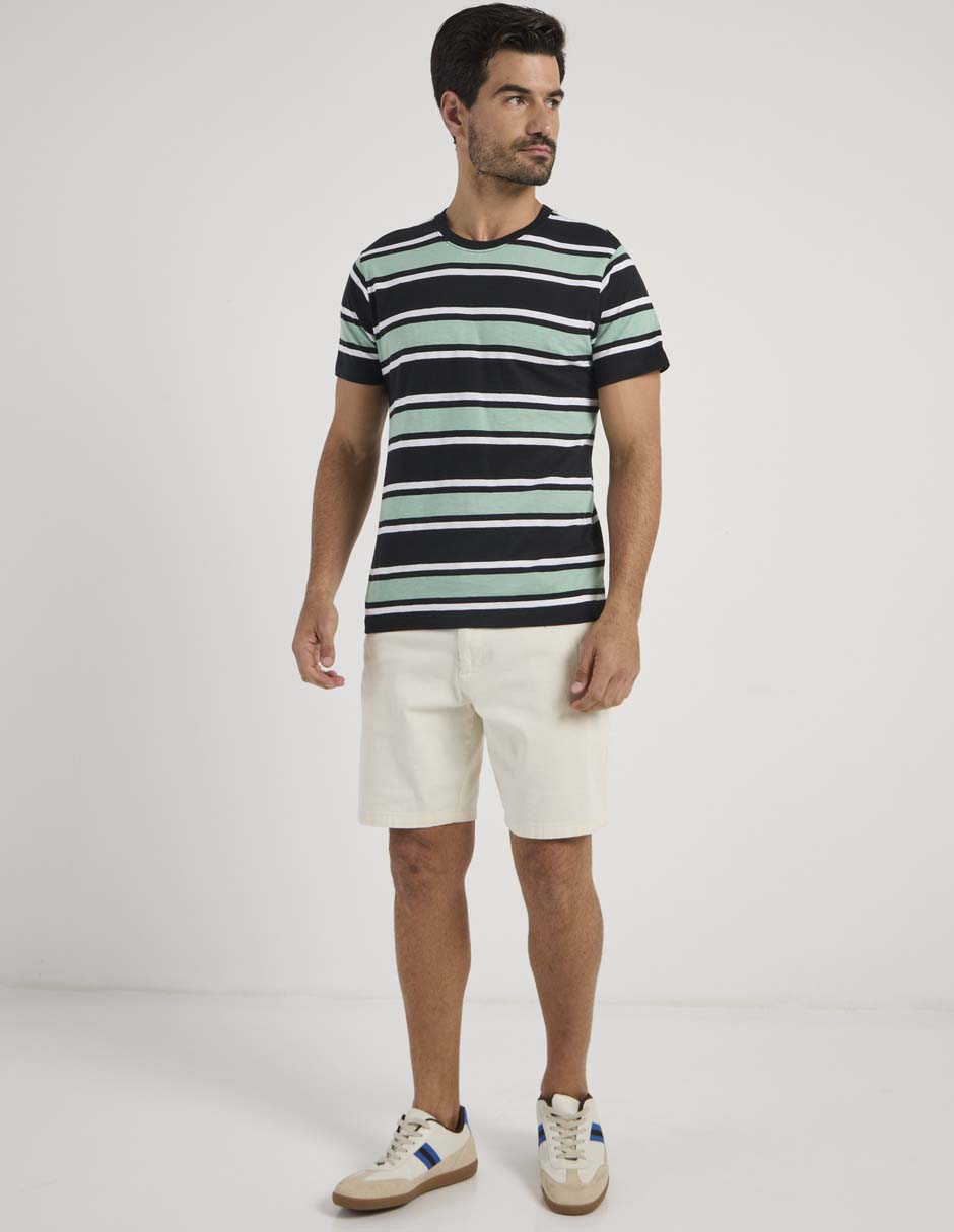 Playera cuello redondo para hombre 4