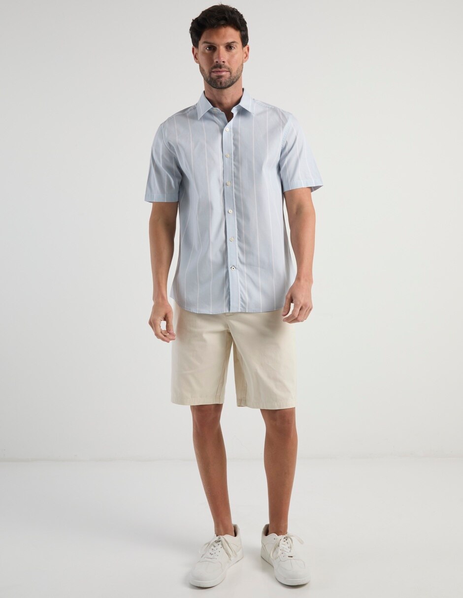 Camisa casual manga corta para hombre 3