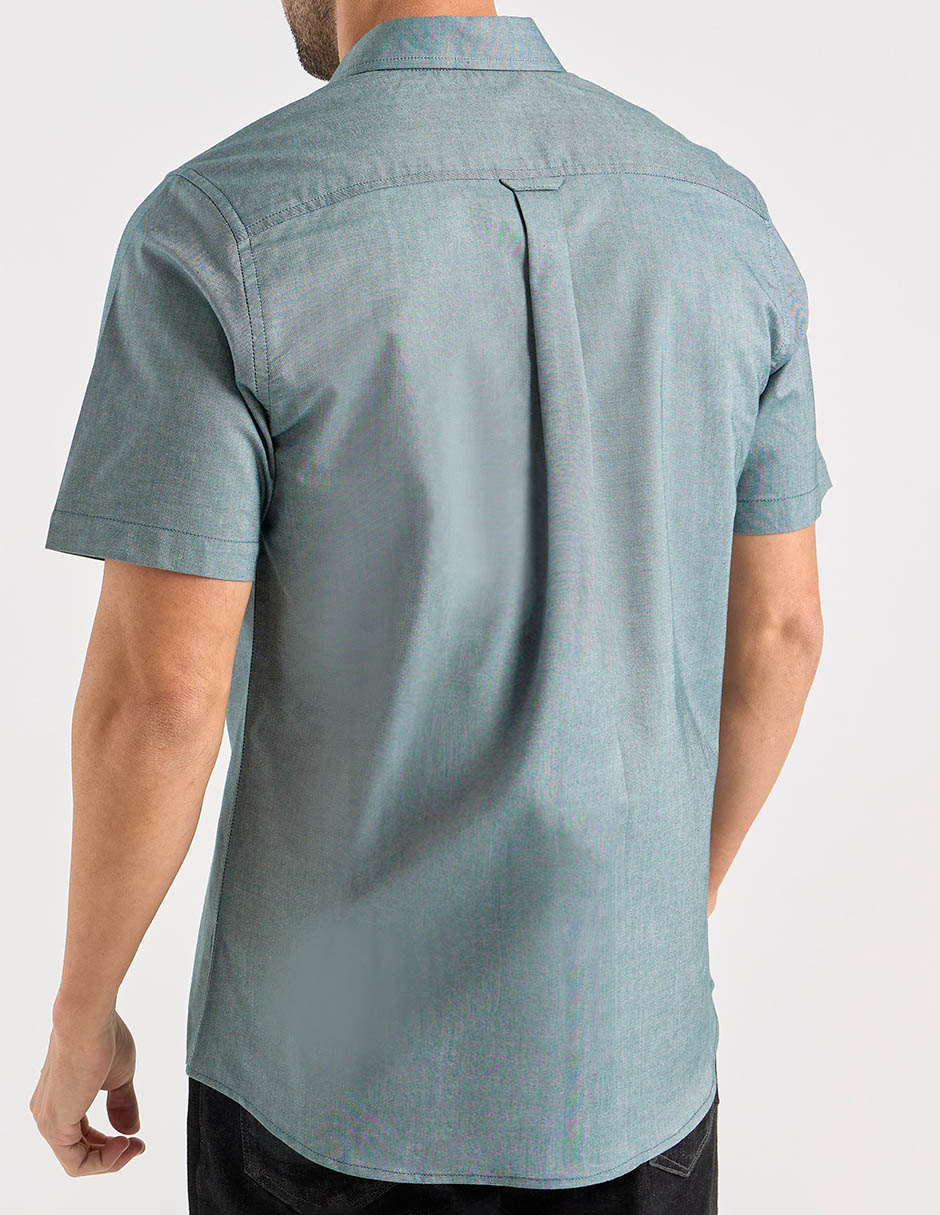 Camisa casual de algodón manga corta para hombre 2