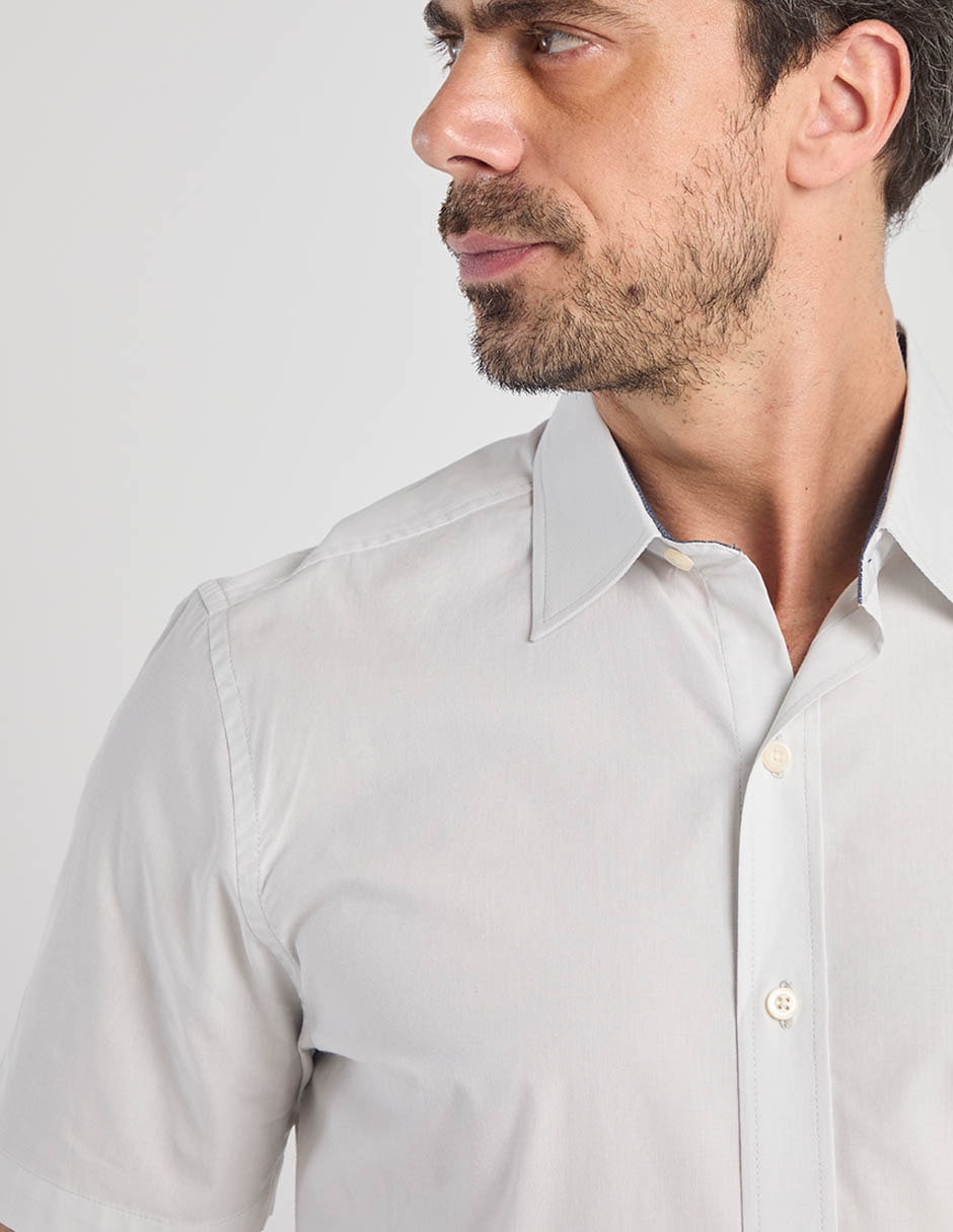 Camisa casual manga corta para hombre