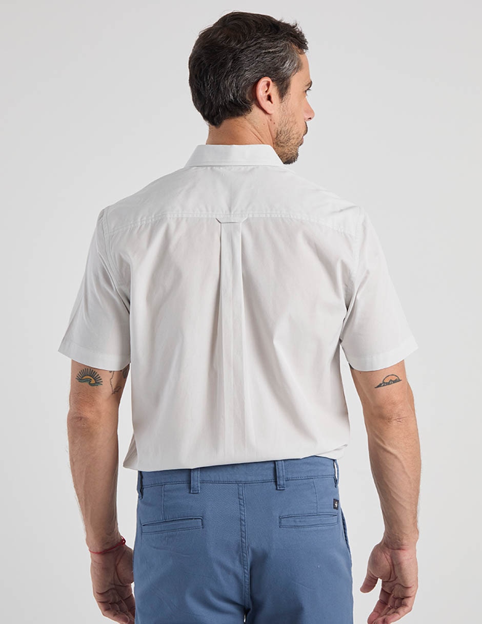 Camisa casual manga corta para hombre 6