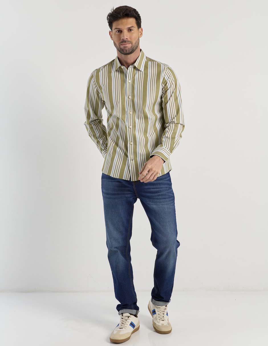 Camisa casual Weekend manga larga para hombre