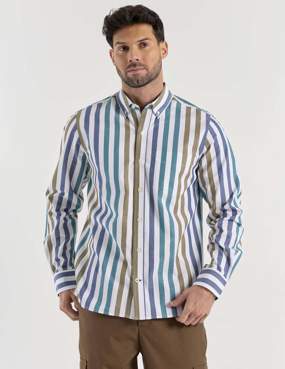 Camisa casual manga larga para hombre Camisa casual manga larga para hombre