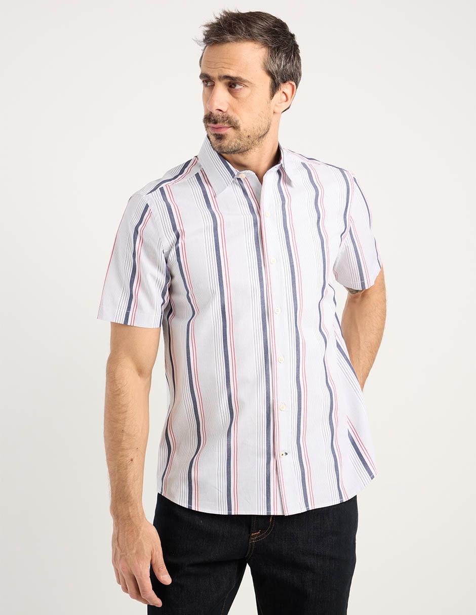 Camisa casual de algodón manga corta para hombre Camisa casual de algodón manga corta para hombre
