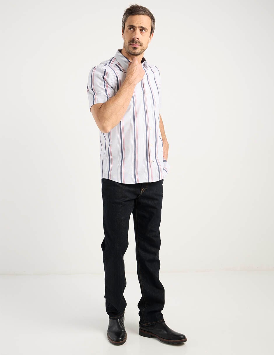 Camisa casual Weekend de algodón manga corta para hombre