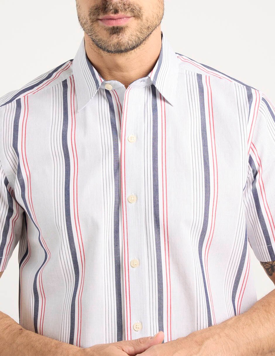 Camisa casual Weekend de algodón manga corta para hombre