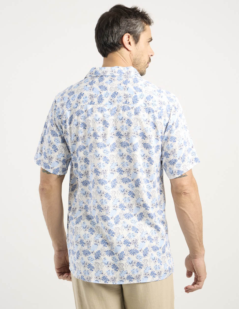 Camisa casual manga corta para hombre 6