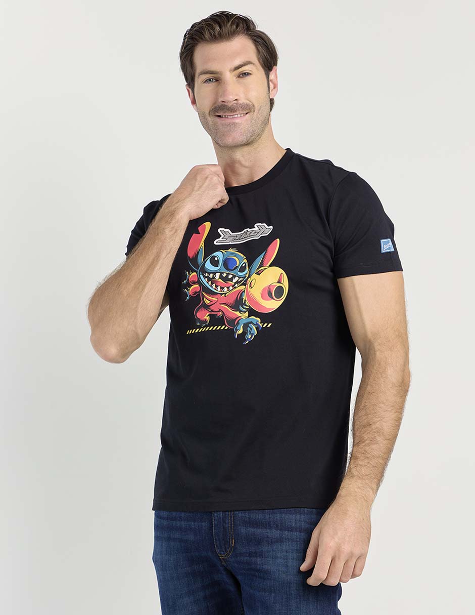 Playera Stitch cuello redondo para hombre 1
