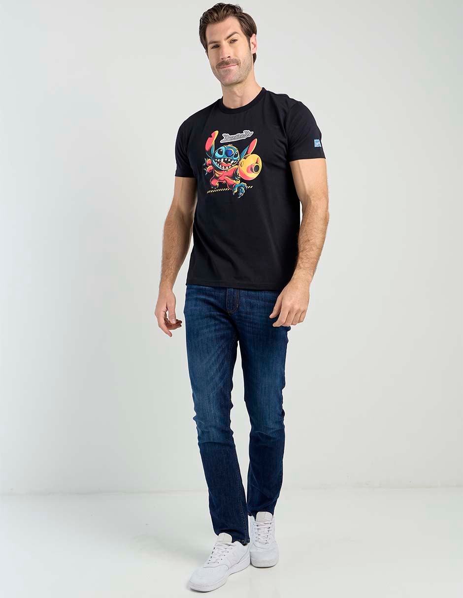 Playera Stitch cuello redondo para hombre 2