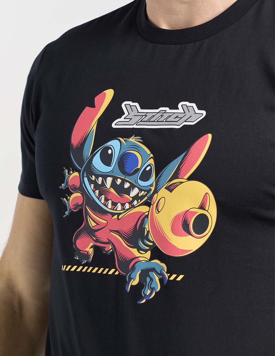 Playera Stitch cuello redondo para hombre 4