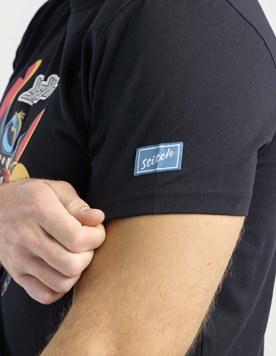 Playera Stitch cuello redondo para hombre 5