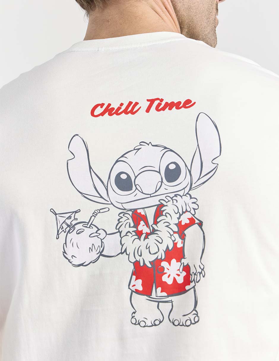 Playera Stitch cuello redondo para hombre 5