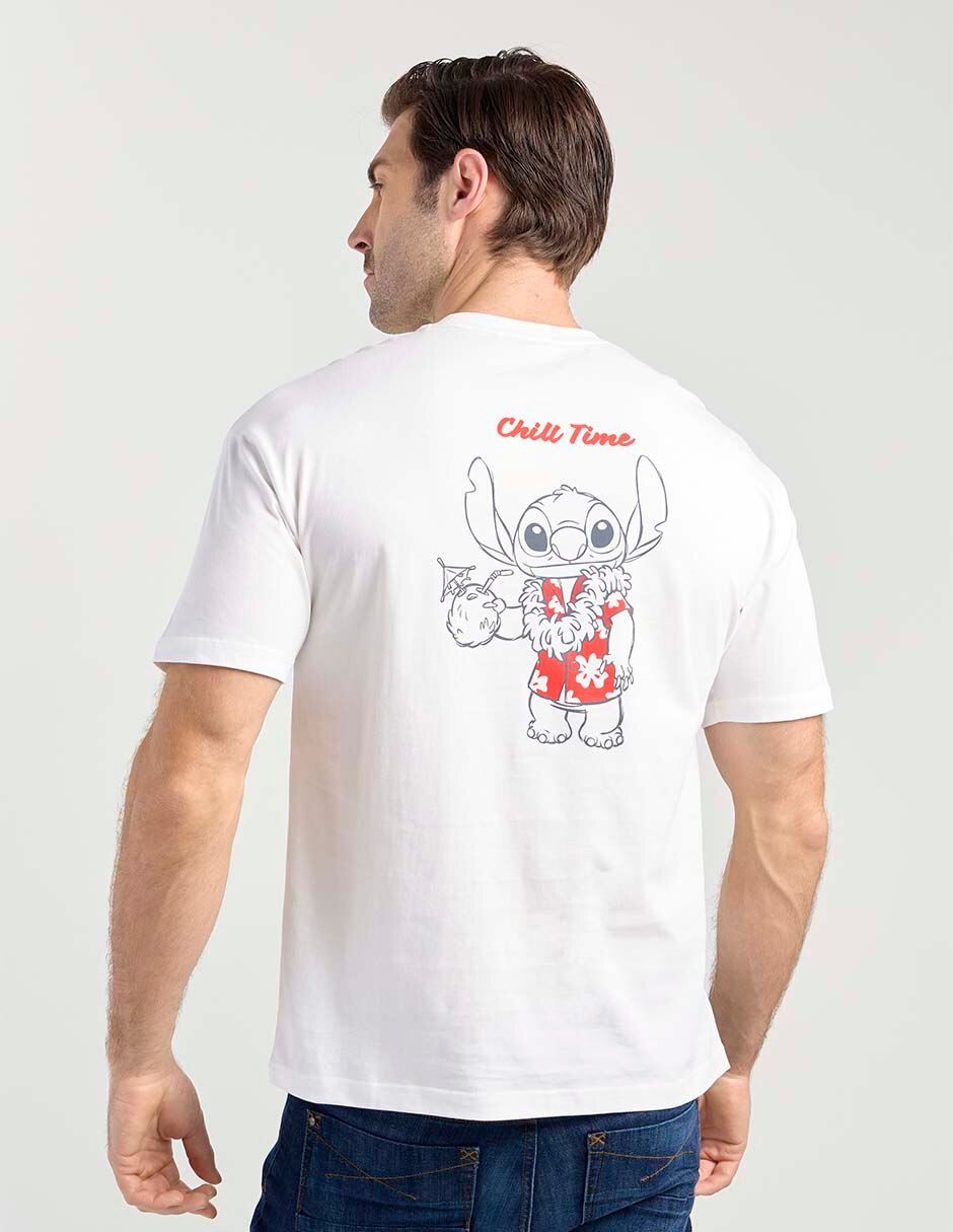 Playera Stitch cuello redondo para hombre 6