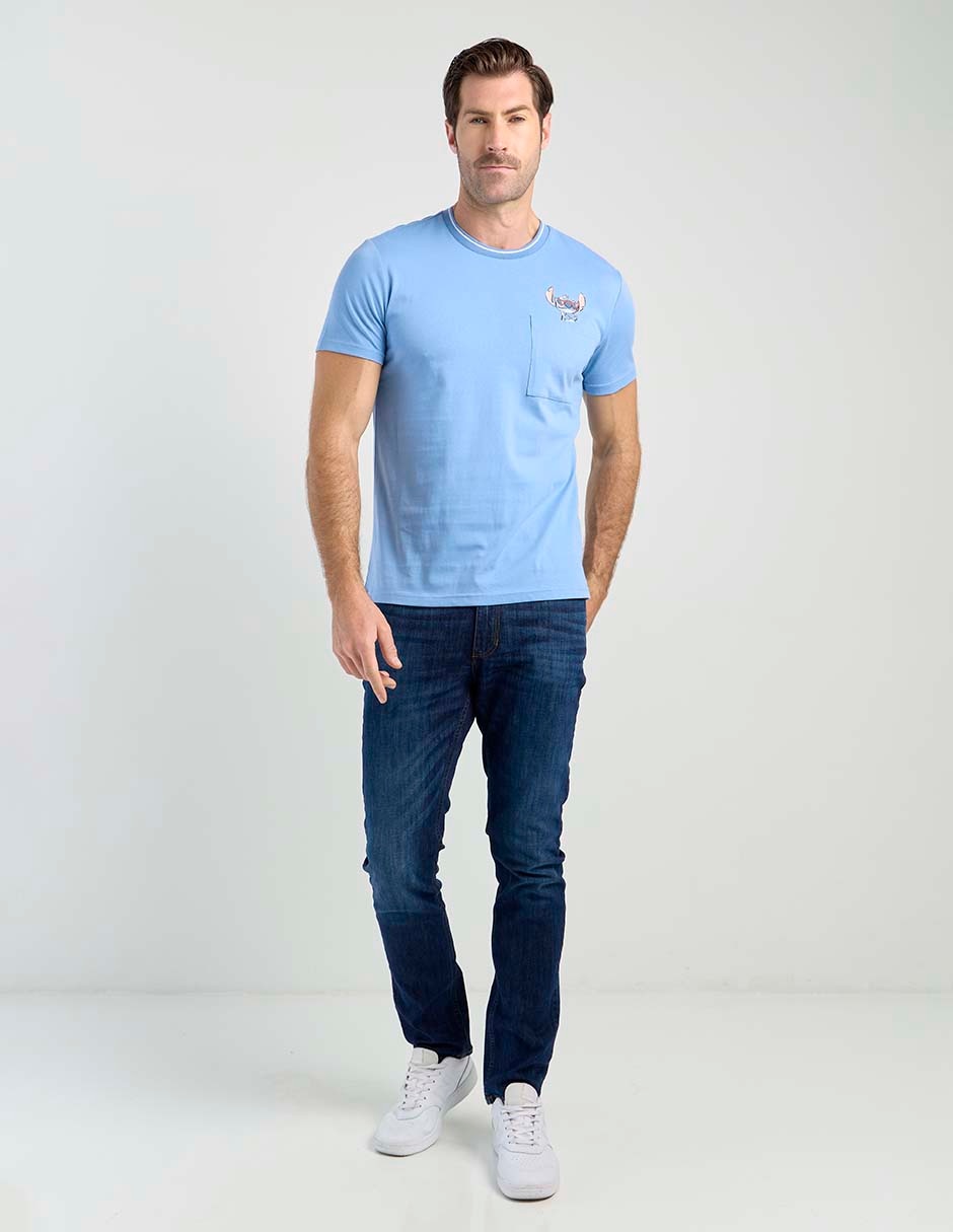 Playera Stitch cuello redondo para hombre 2