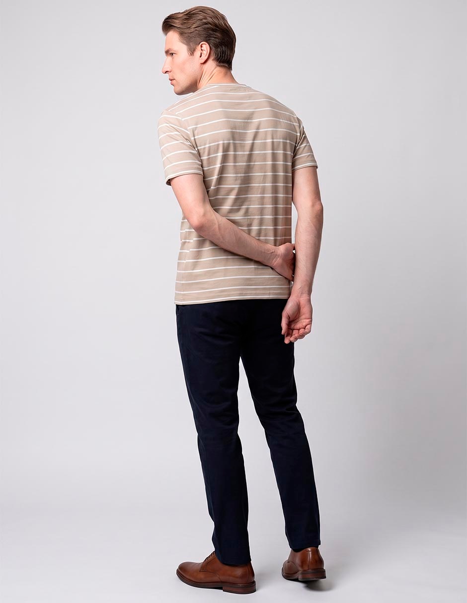 Playera weekend cuello redondo para hombre