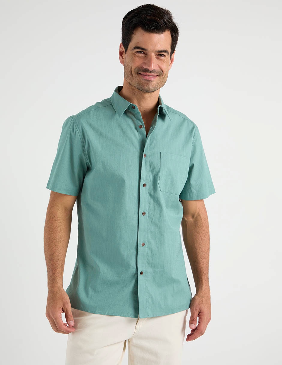 Camisa casual manga corta para hombre Camisa casual manga corta para hombre