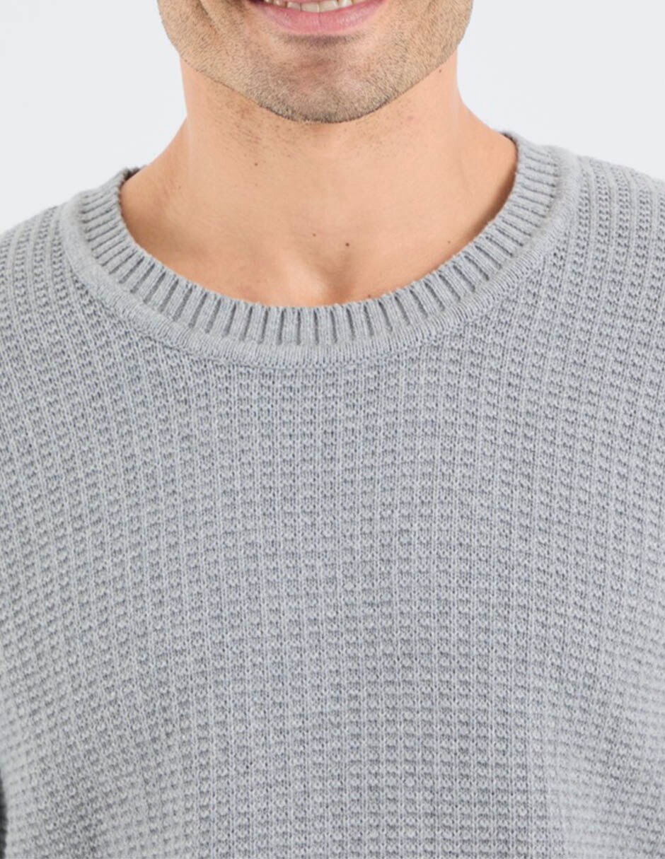 Suéter cuello redondo para hombre 4