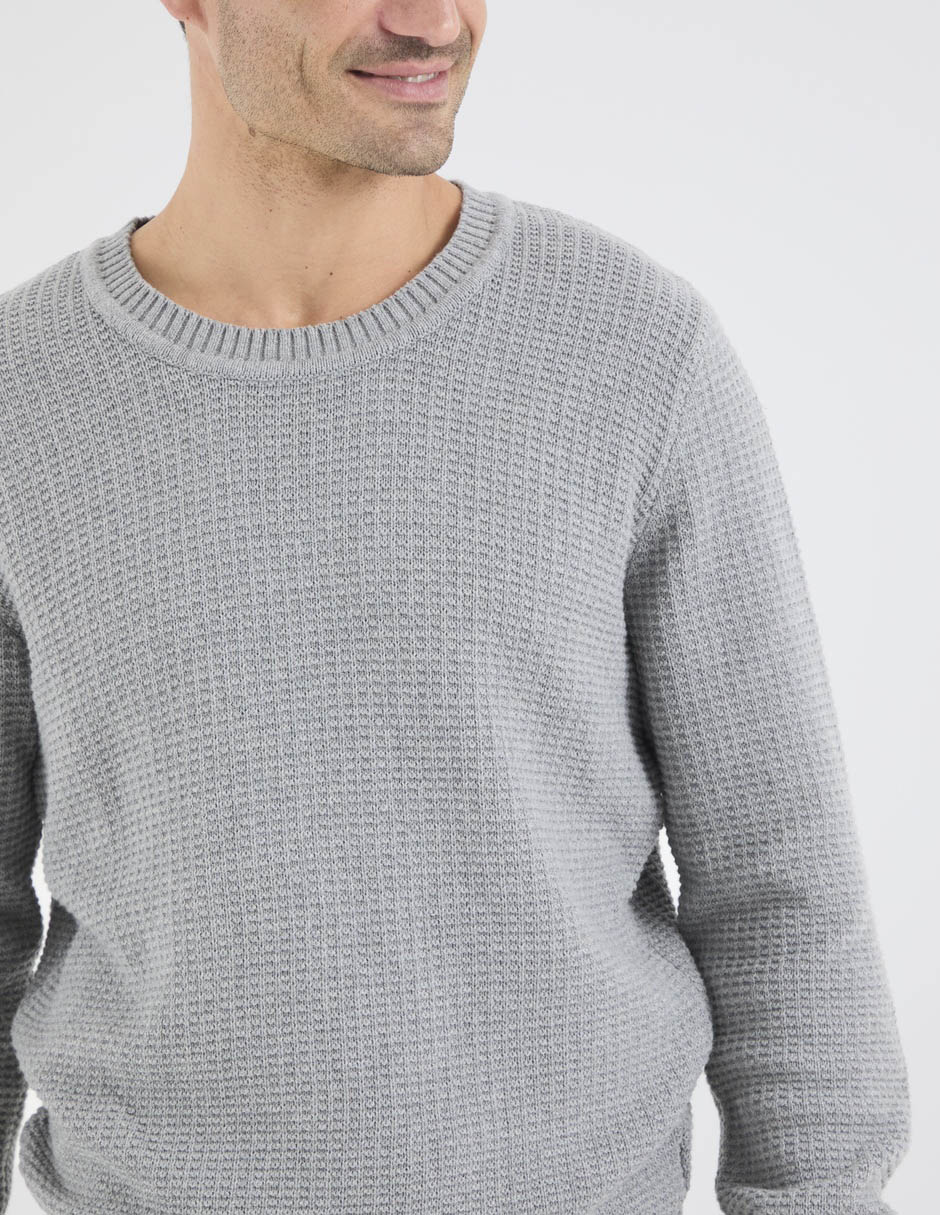 Suéter cuello redondo para hombre 5