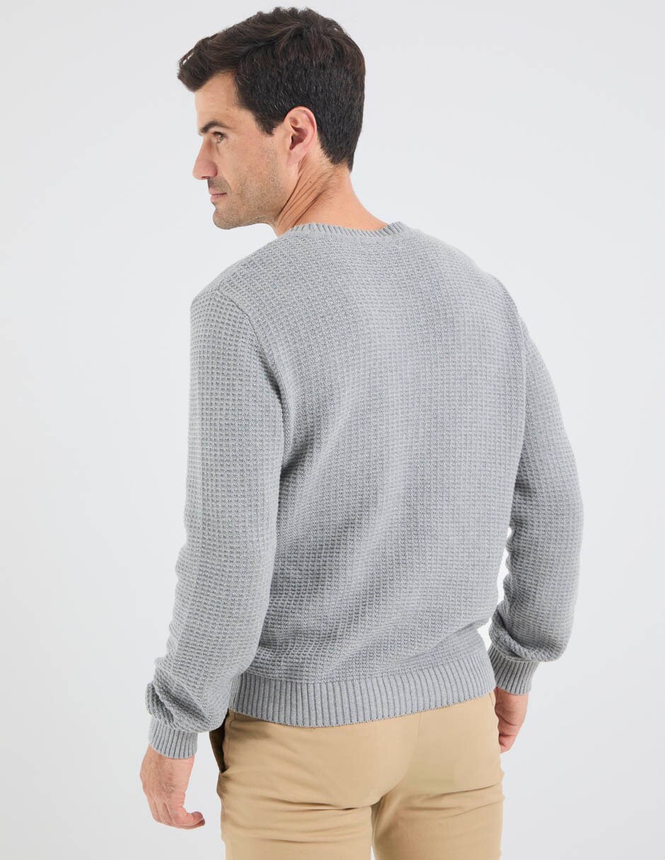 Suéter cuello redondo para hombre 6