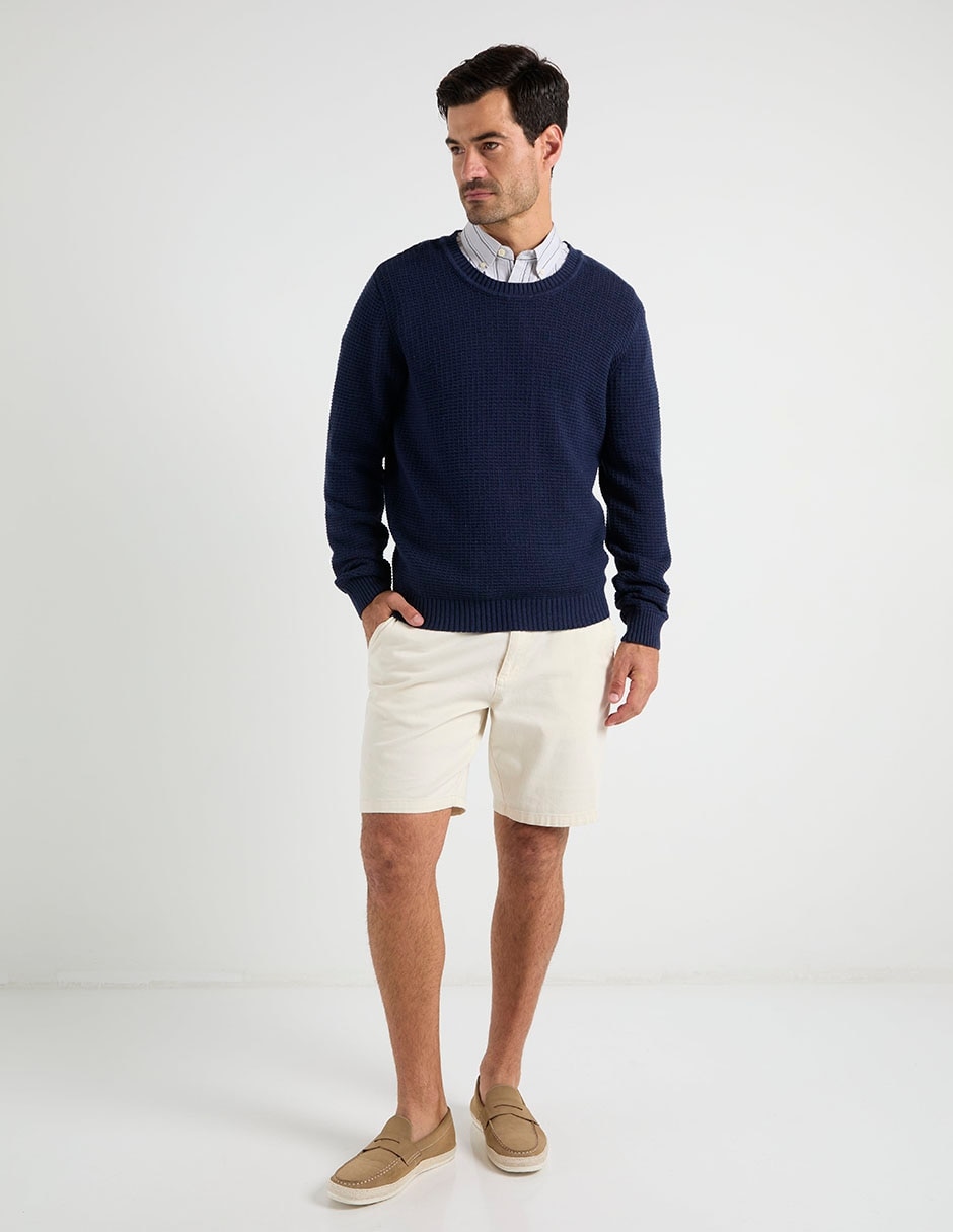 Suéter cuello redondo para hombre 4