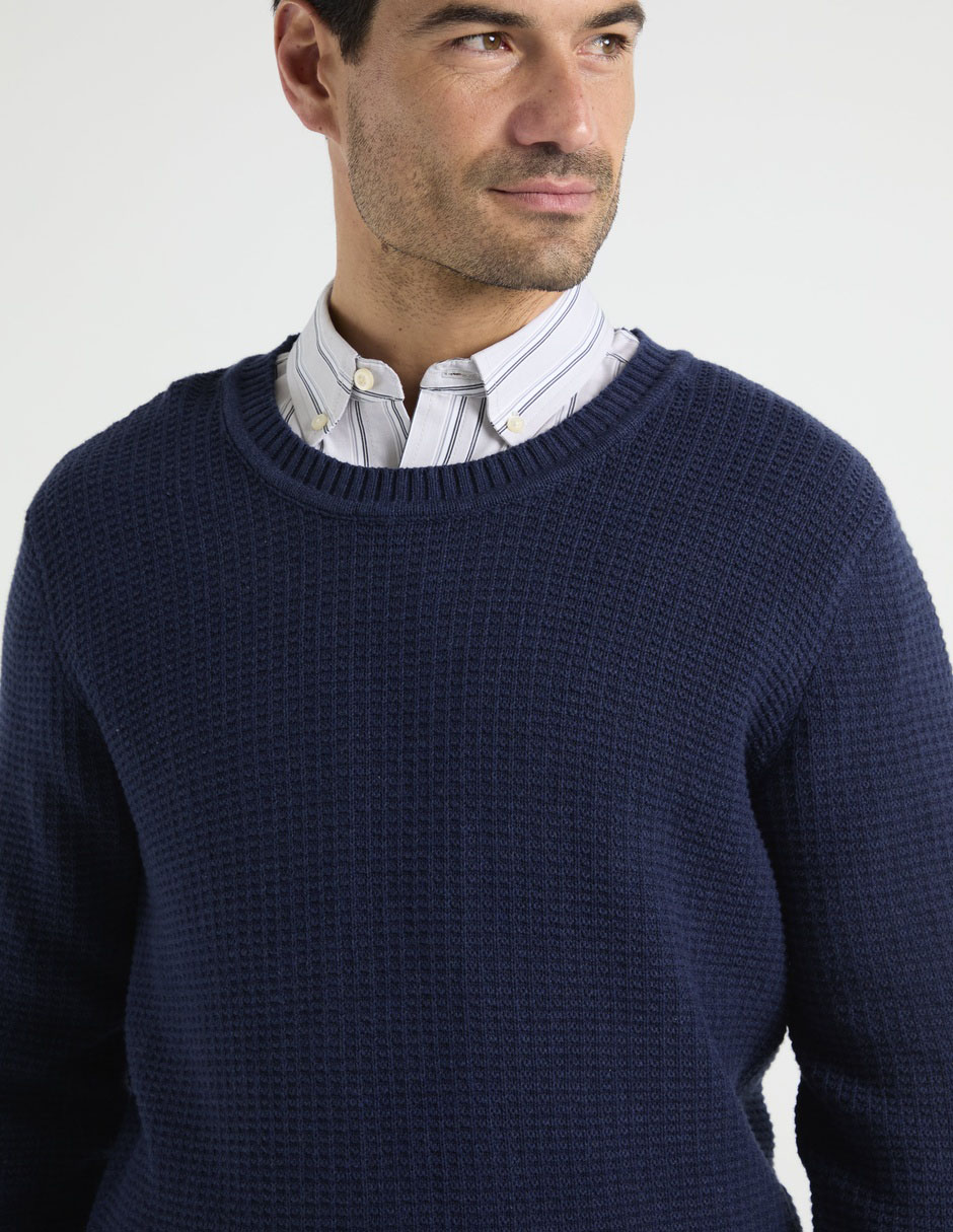 Suéter cuello redondo para hombre 3