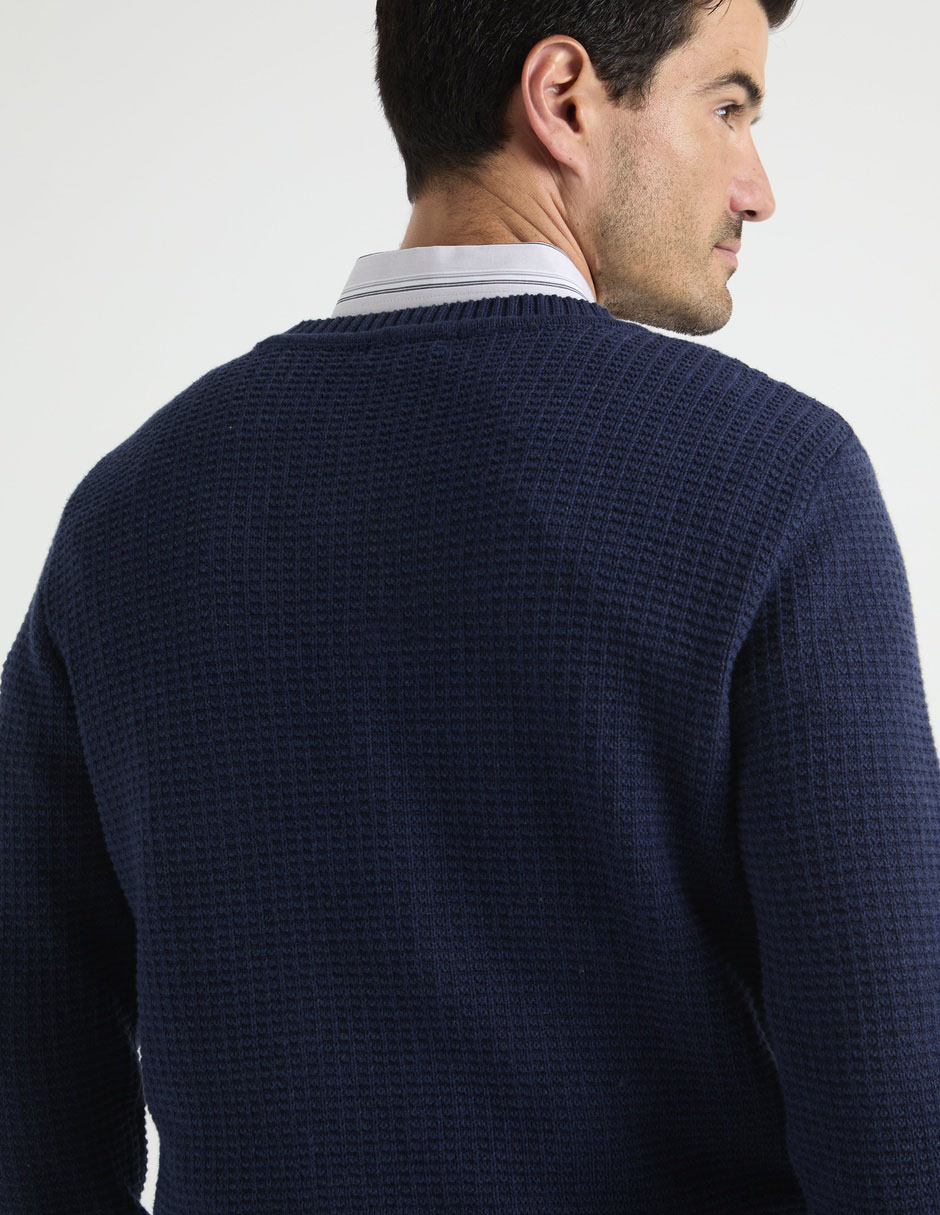 Suéter cuello redondo para hombre 2