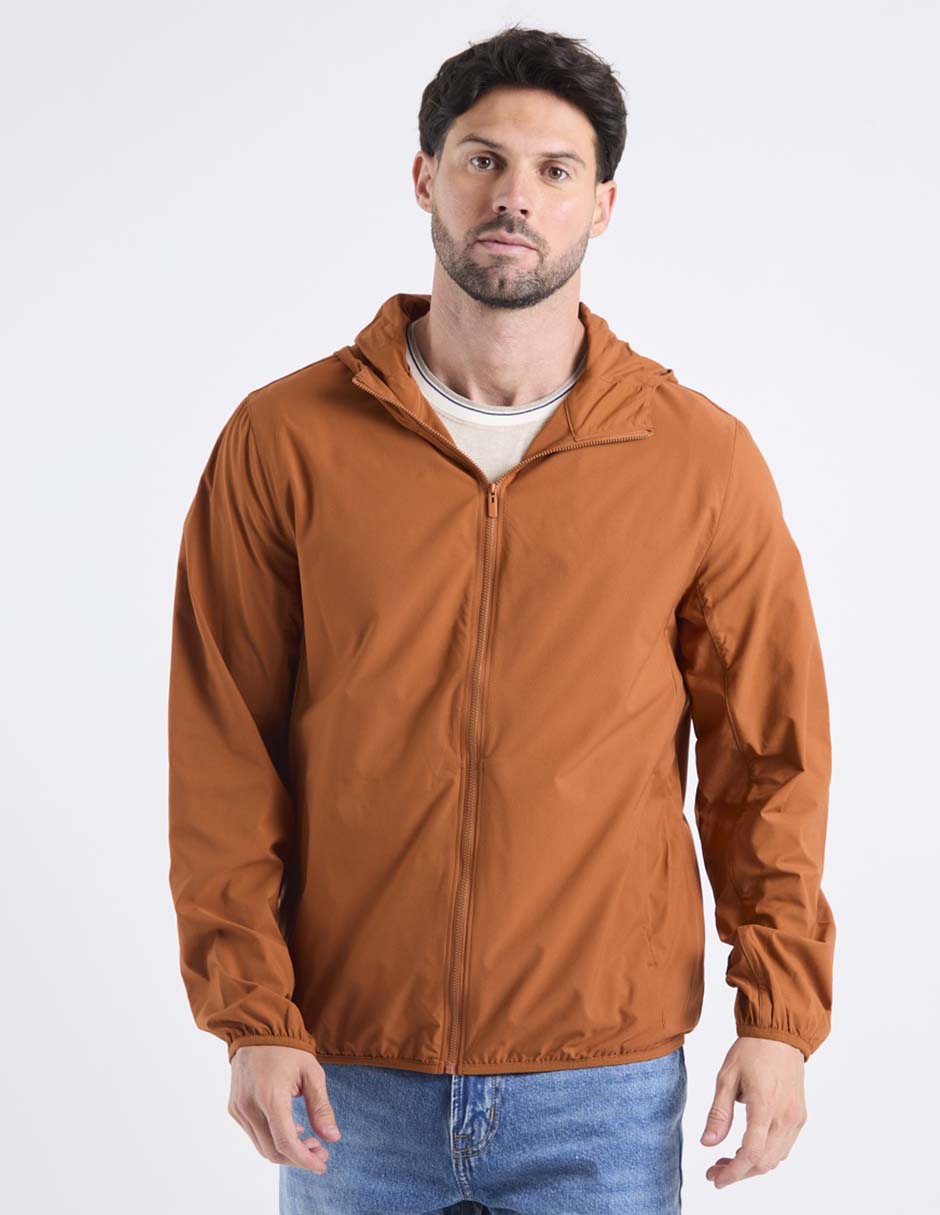 Chamarra casual capucha y bolsa para hombre Chamarra casual capucha y bolsa para hombre