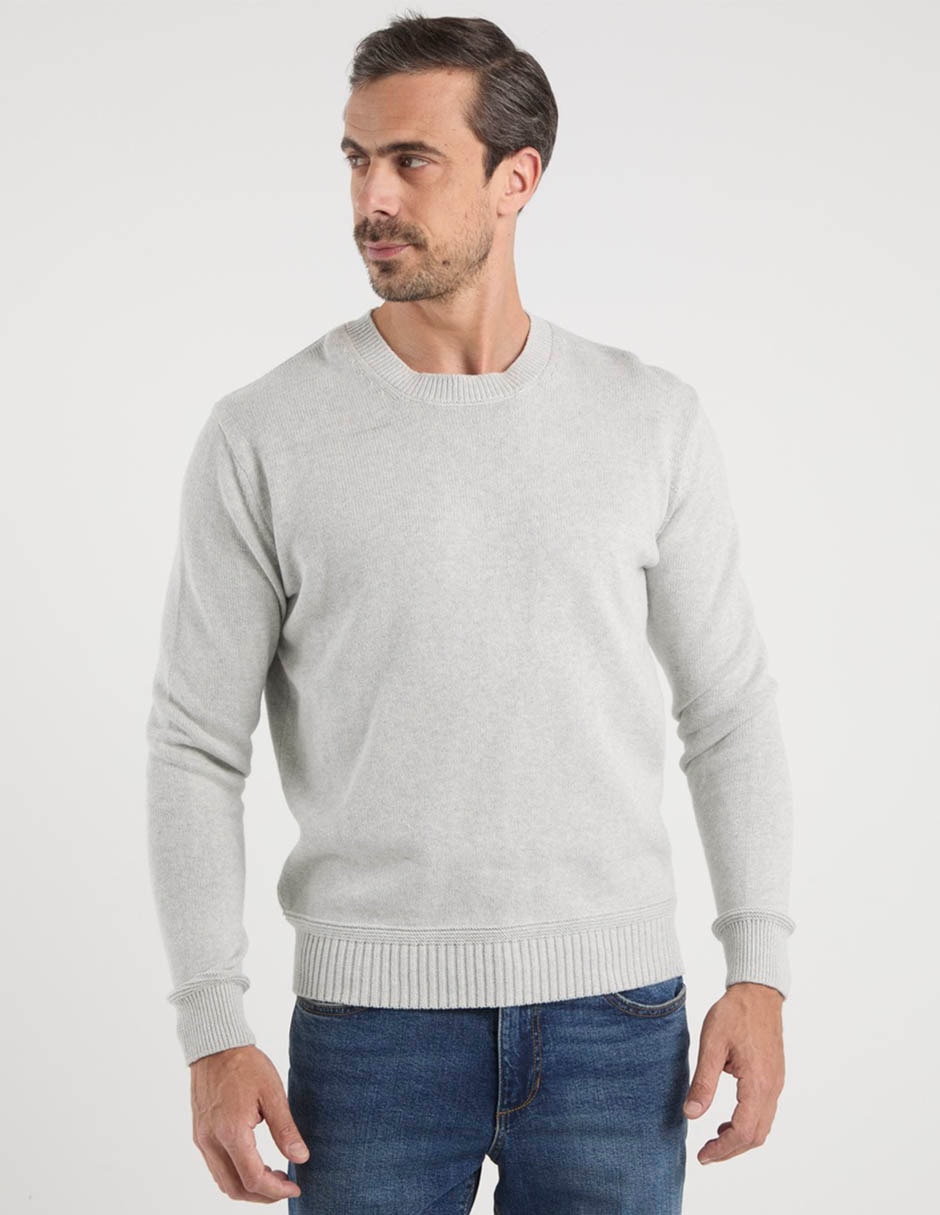Suéter cuello redondo para hombre