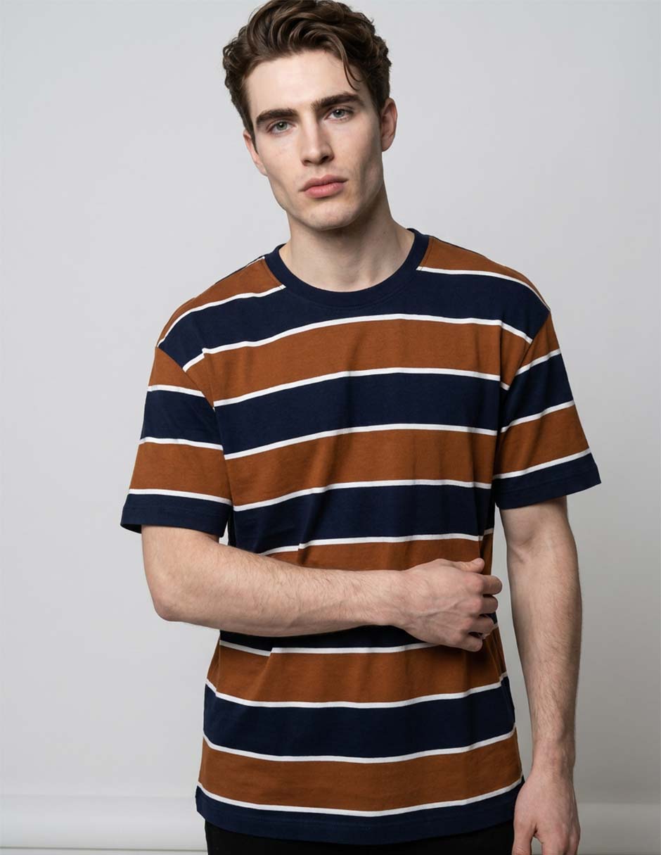 Playera cuello redondo para hombre