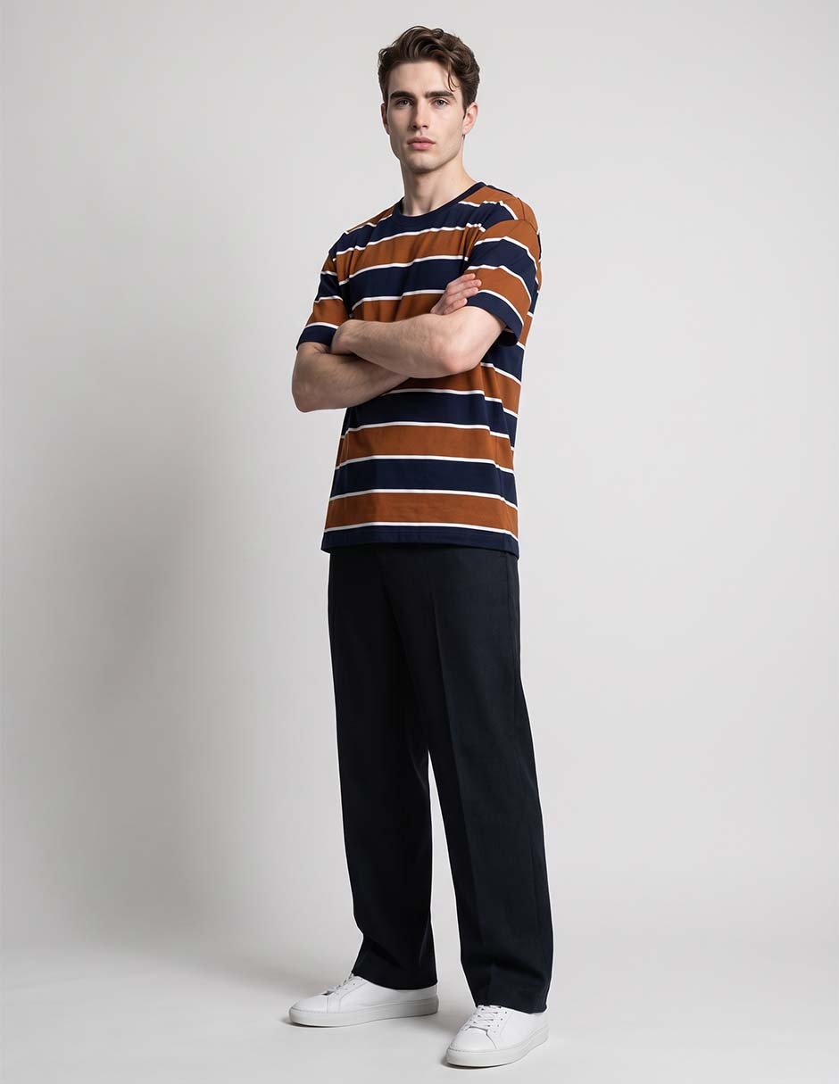 Playera cuello redondo para hombre