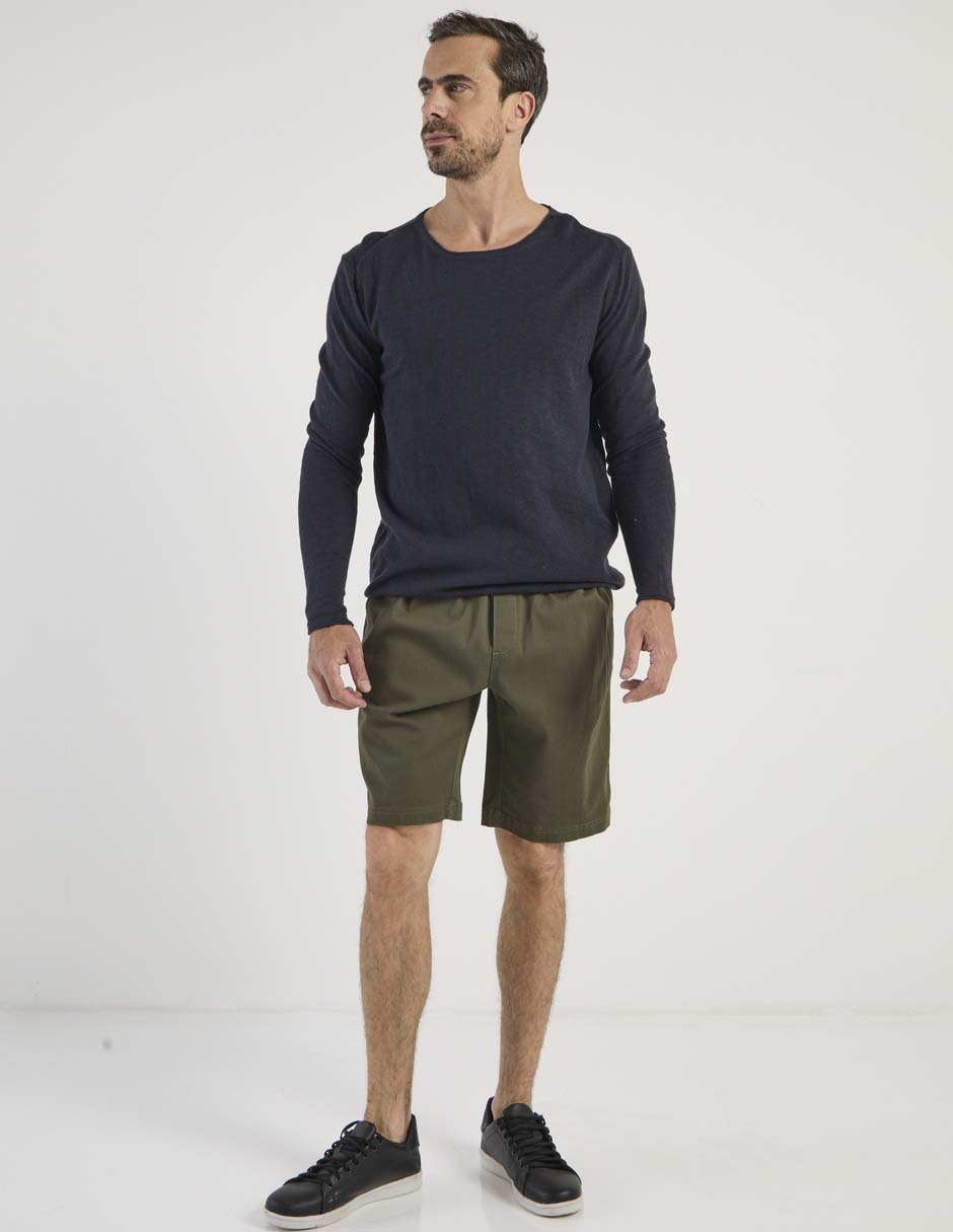 Suéter weekend premium cuello redondo para hombre