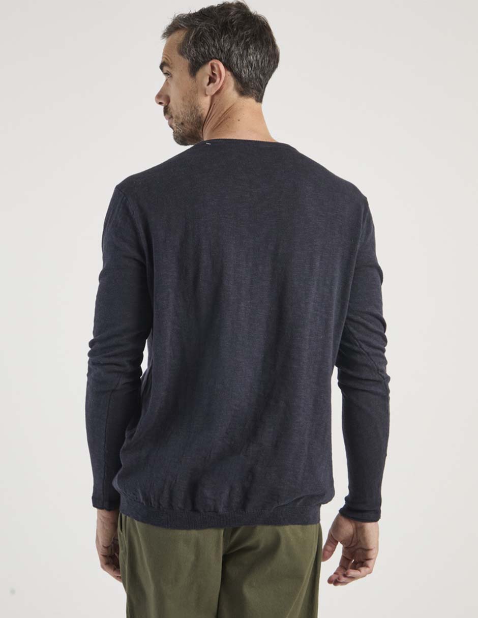 Suéter weekend premium cuello redondo para hombre