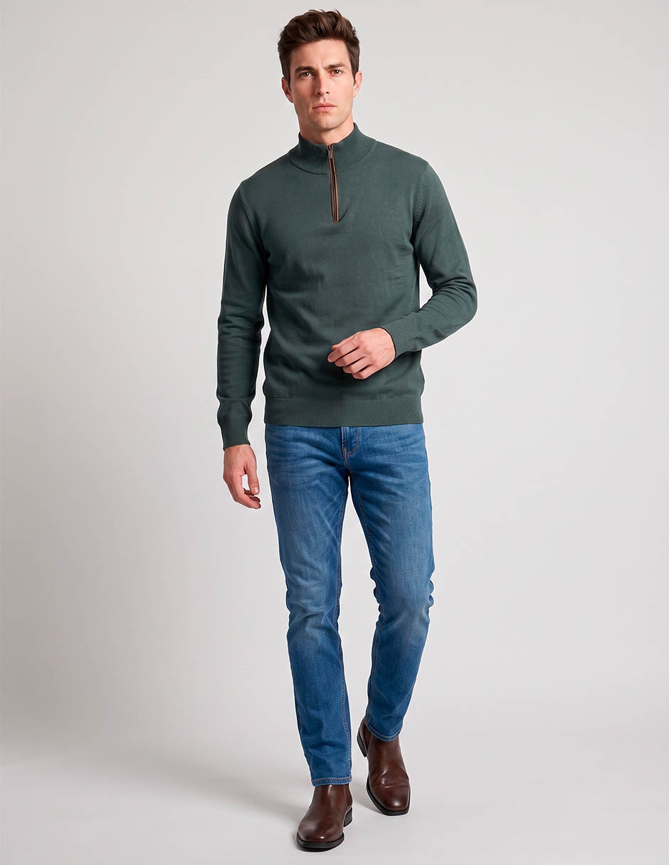 Suéter cuello alto para hombre 3