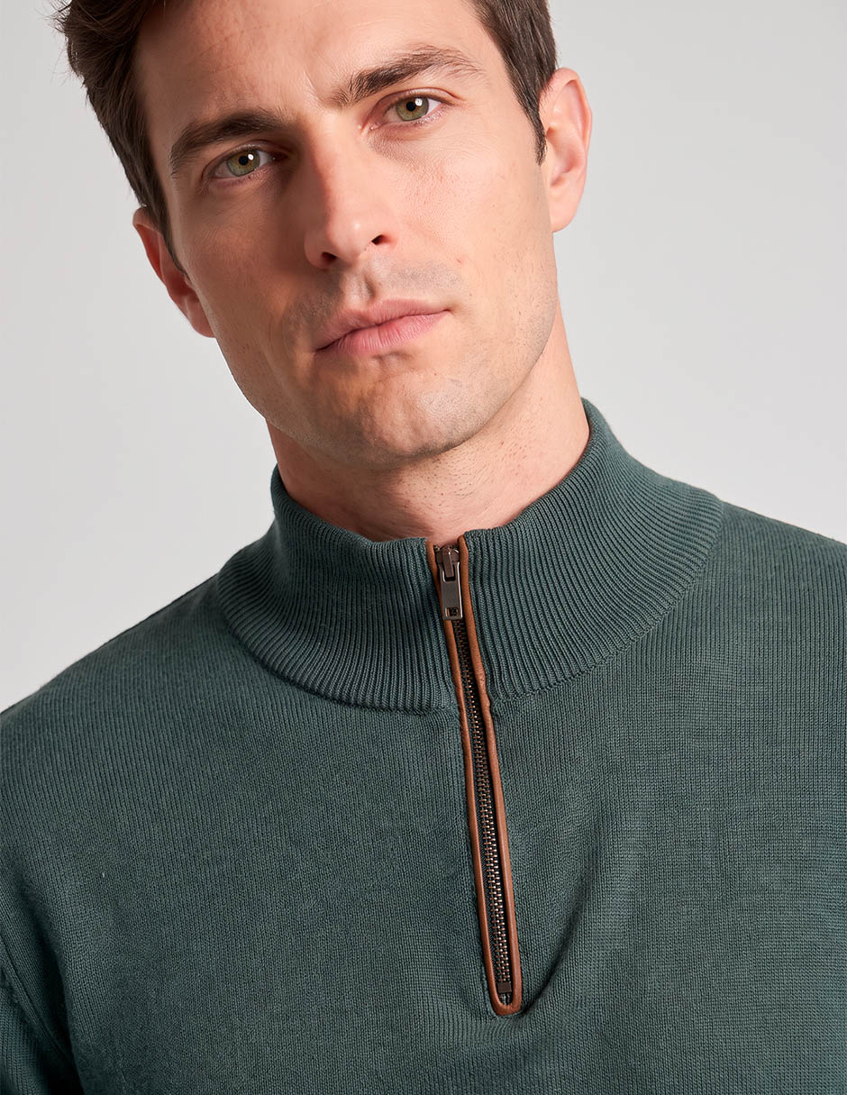 Suéter cuello alto para hombre 4