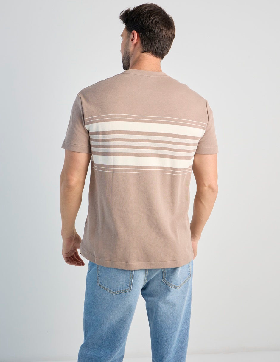Playera weekend cuello redondo para hombre