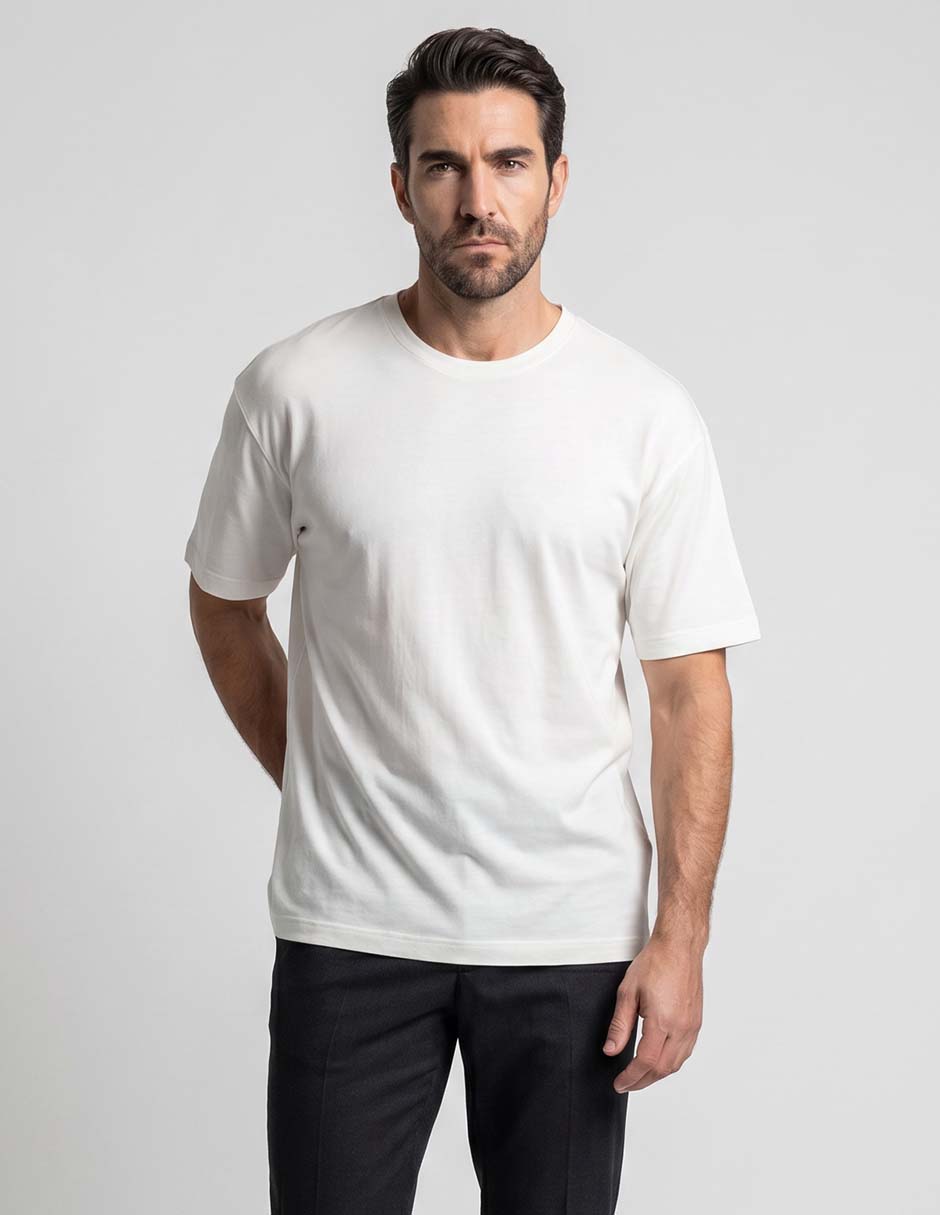Playera cuello redondo para hombre