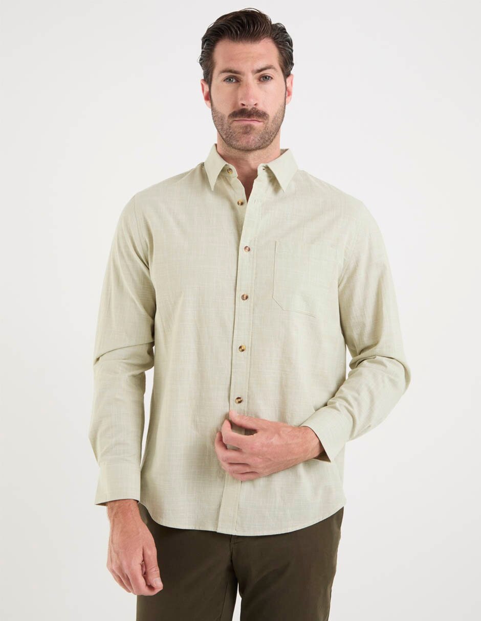 Camisa casual manga larga para hombre Camisa casual manga larga para hombre