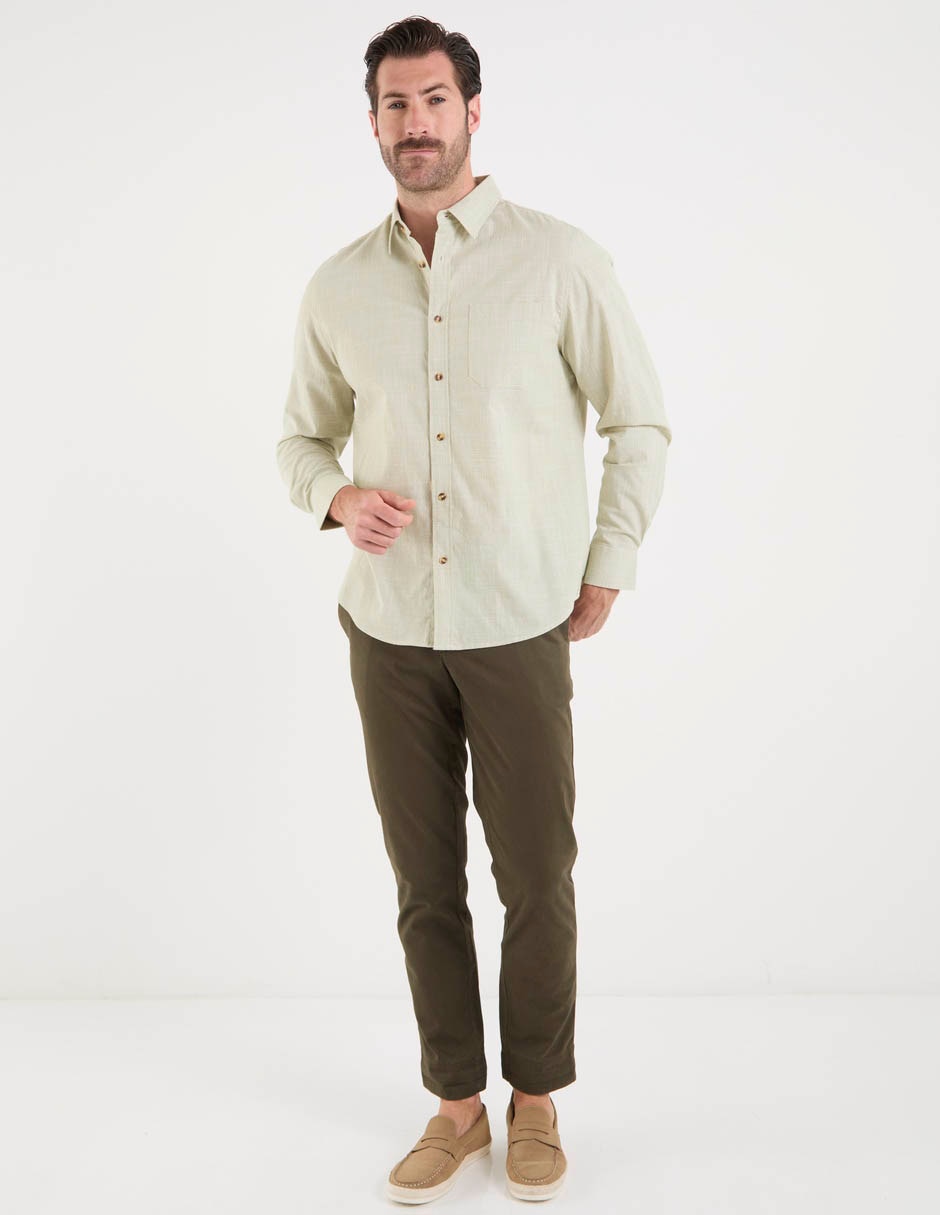 Camisa casual Weekend manga larga para hombre