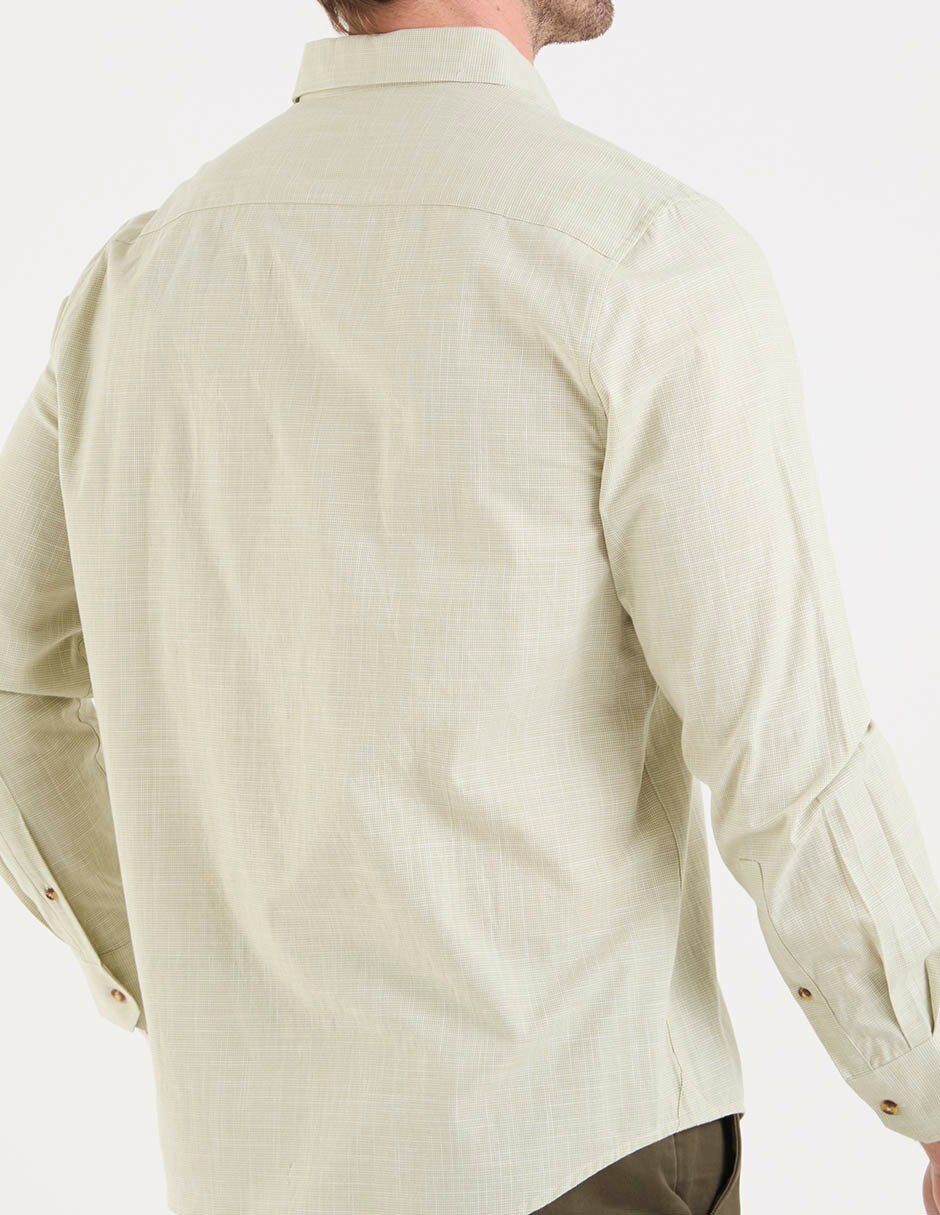 Camisa casual Weekend manga larga para hombre