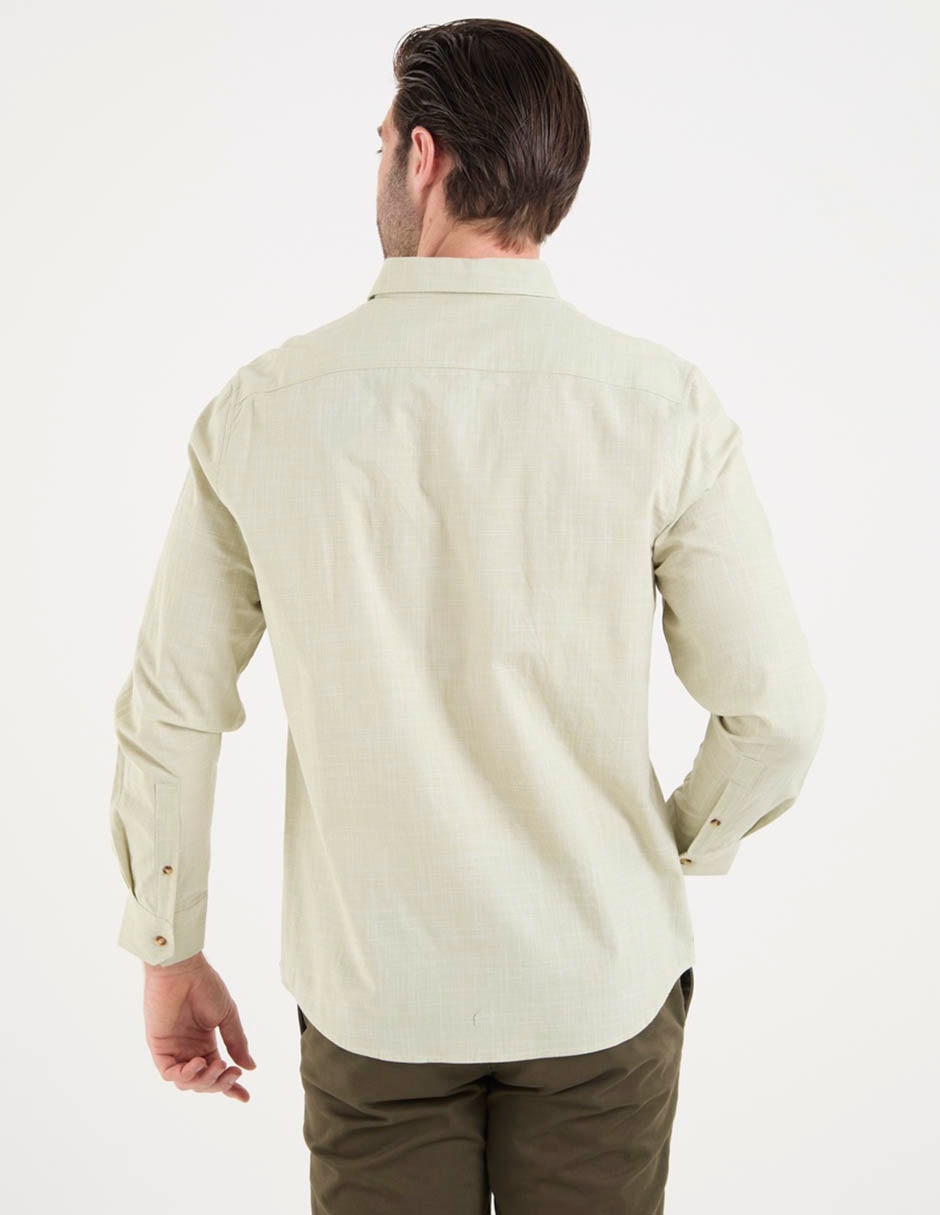 Camisa casual Weekend manga larga para hombre