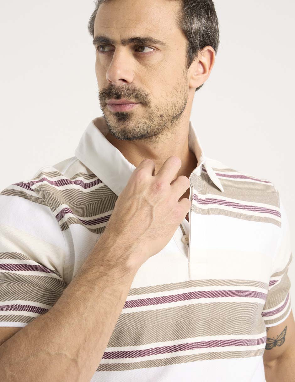 Playera tipo polo Weekend Premium para hombre