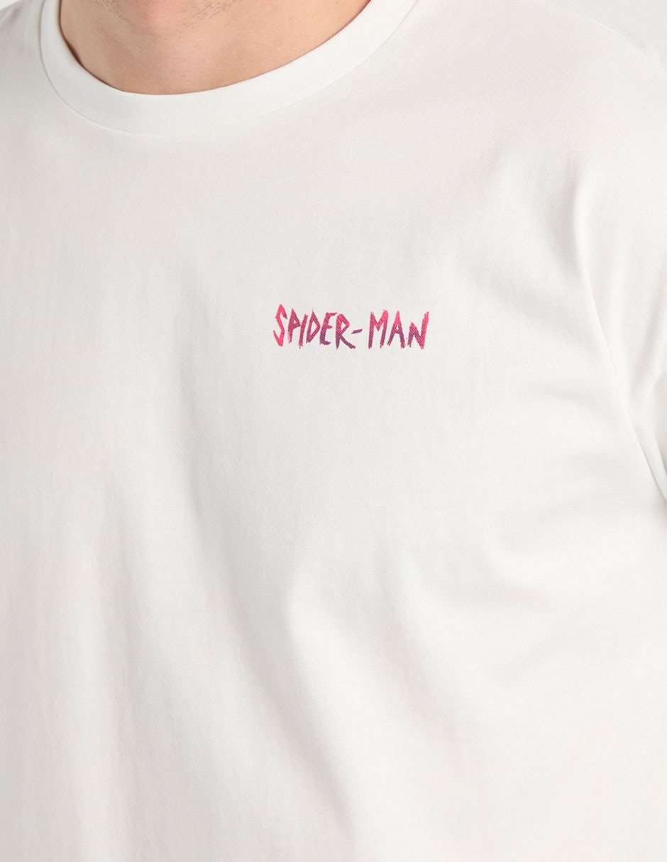 Playera Spider-Man cuello redondo para hombre 4