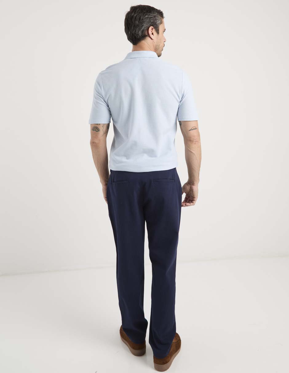 Pantalón de vestir straight de algodón para hombre 6