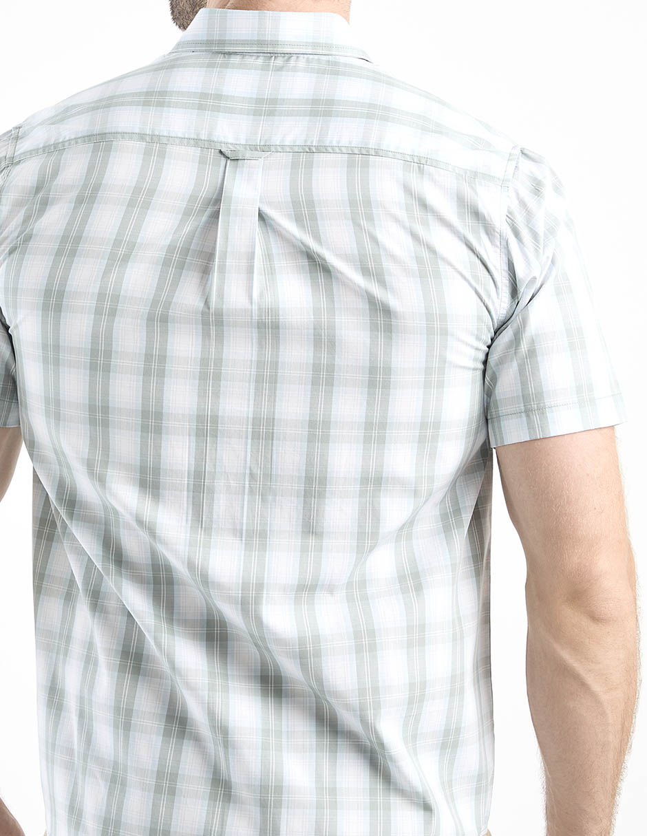 Camisa casual de algodón manga corta para hombre 2