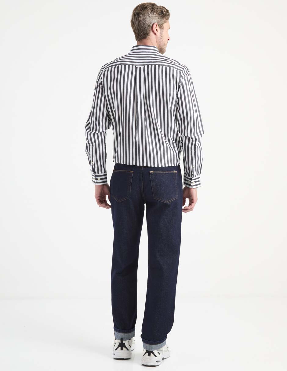 Jeans straight Weekend lavado obscuro para hombre