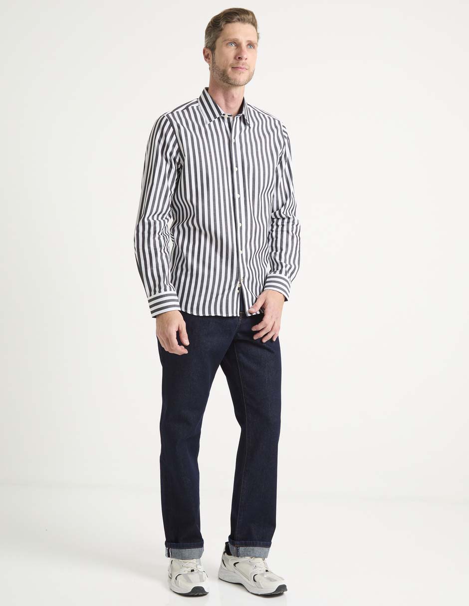 Jeans straight Weekend lavado obscuro para hombre