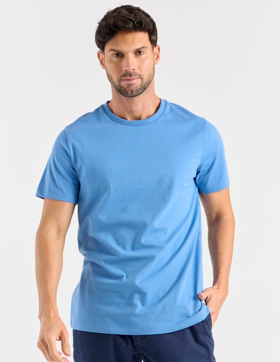 Playera cuello redondo para hombre