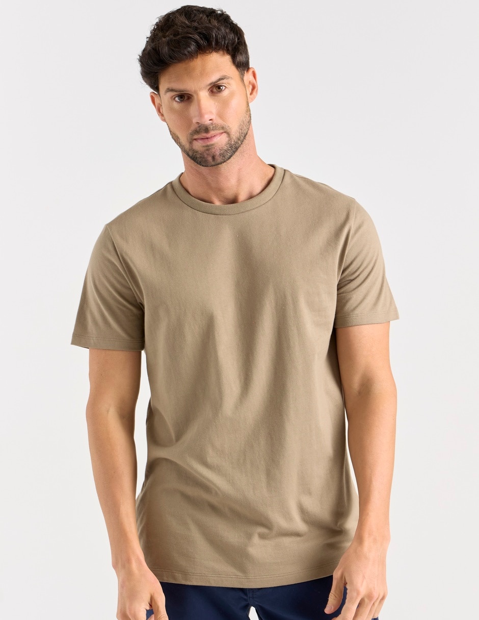 Playera weekend cuello redondo para hombre