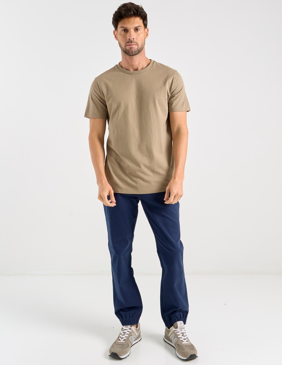 Playera weekend cuello redondo para hombre